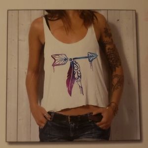 Arrowhead iron on transfer. Diy